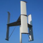 vertikale Windturbine