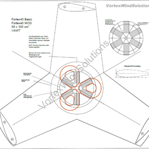 DIY Bauplan vertikale Windturbine