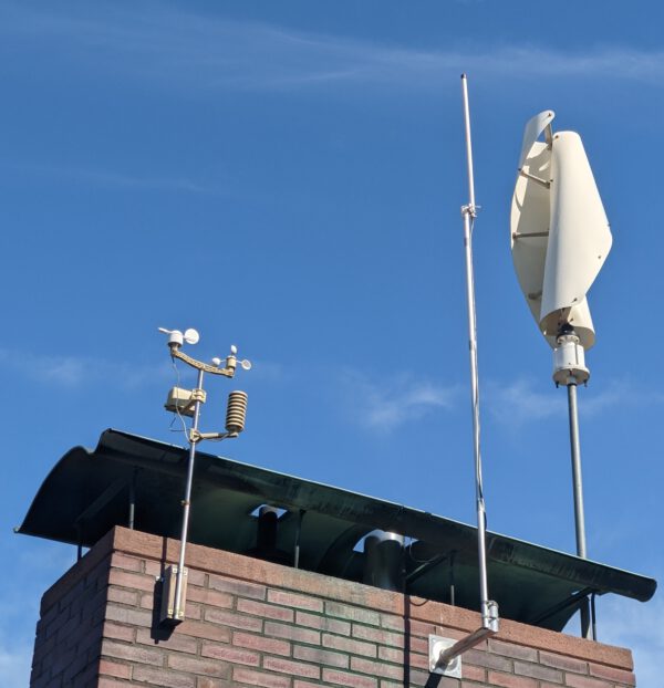 vertikale Windturbine Haus